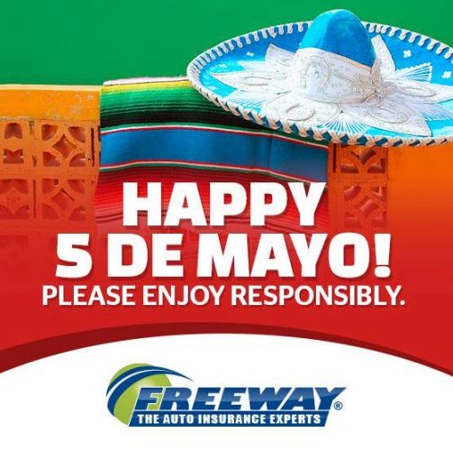 Promotional banner of freeway insurance that reads 