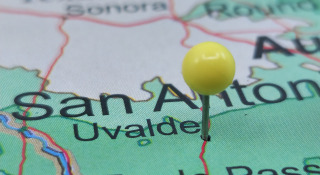 Uvalde, Texas en el mapa de Estados Unidos – Uvalde, seguro de auto barato en Texas