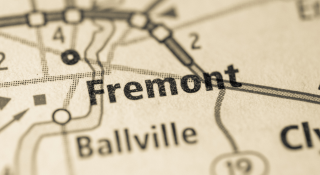 Mapa de Fremont, Ohio - Fremont, seguro de auto barato en Ohio.