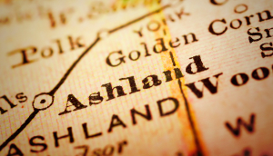 Mapa de Ashland, Ohio - Ashland, seguro de auto barato en Ohio.