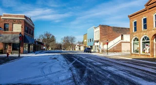 Calle con nevada en Sidney, Ohio - Sidney, seguro de auto barato en Ohio.