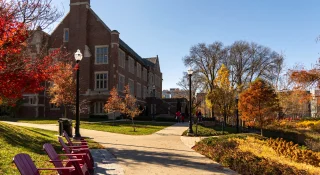 Campus universitario en Tiffin, Ohio - Tiffin, seguro de auto barato en Ohio.