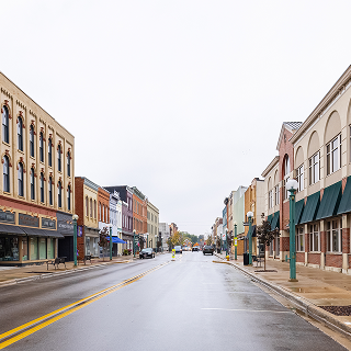 Centro de Adrian, Michigan - Adrian, seguro de auto barato en Michigan.