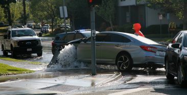 Image of a Damaged City Property With Your Car? It Will Cost You