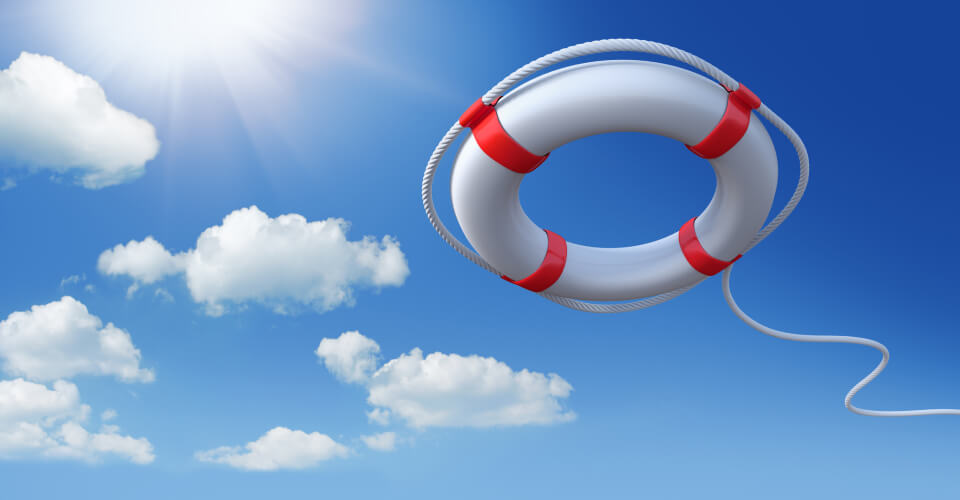 A lifesaver being thrown to illustrate what you may or may not know about insuring your boat.