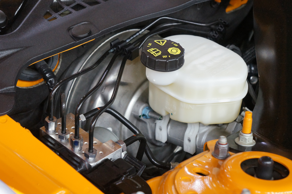 An ABS system in a pickup truck.