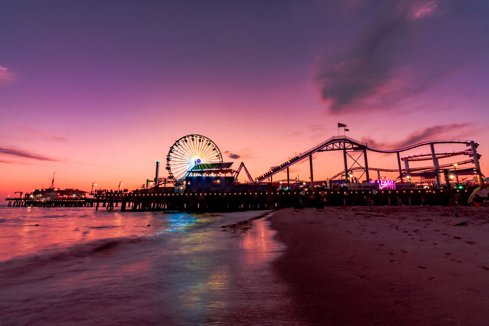 Santa Monica boardwalk park