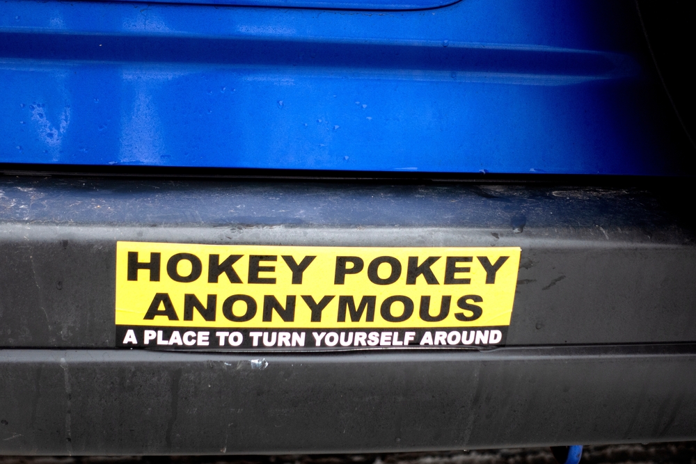 Hokey Pokey bumper sticker