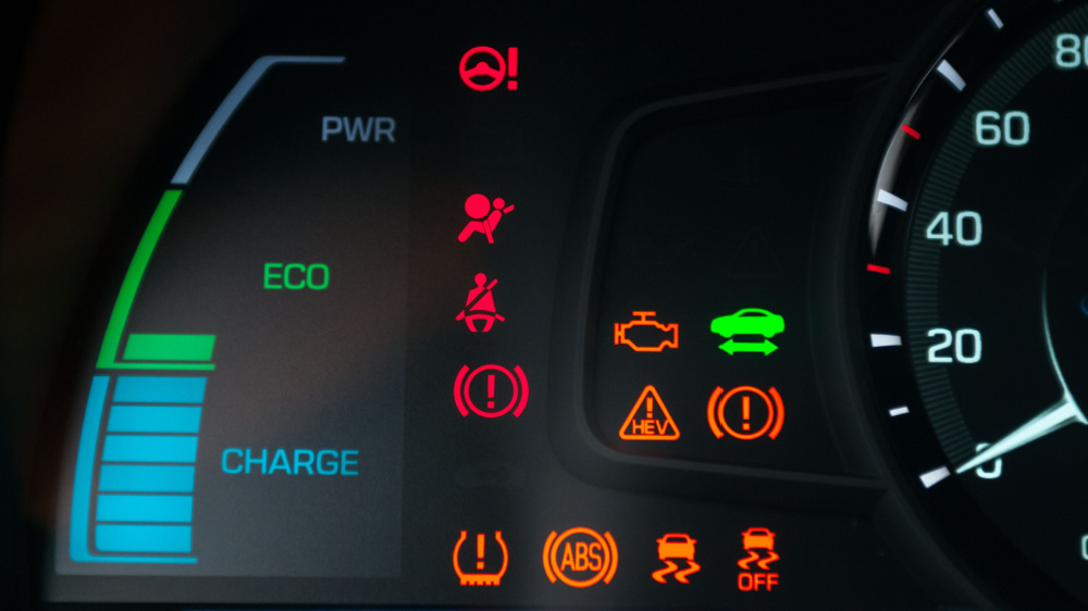 dashboard lights graphic