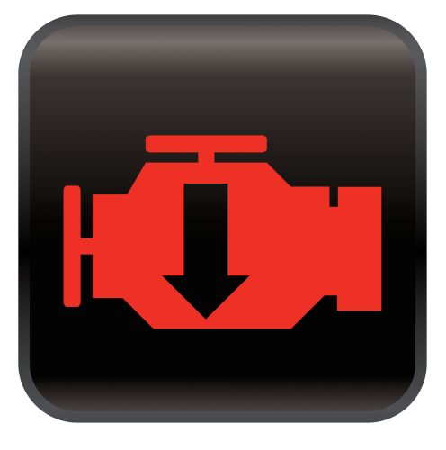 Reduced engine power dashboard light