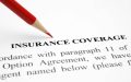 Close up to auto insurance application form with pencil on top