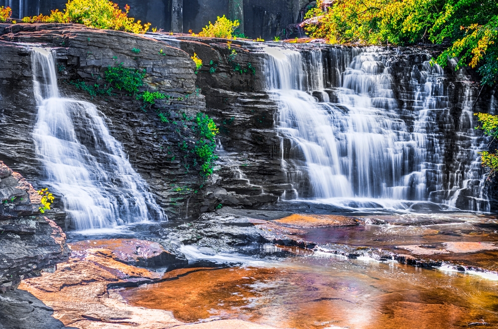 Upper DeSoto Falls at Desoto SP in Ft Payne - car insurance in Alabama