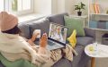 Patient attending a telehealth virtual care Covered CA appointment from home, connecting with a doctor through a secure video consultation for convenient medical care.