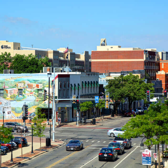 Downtown Naperville street