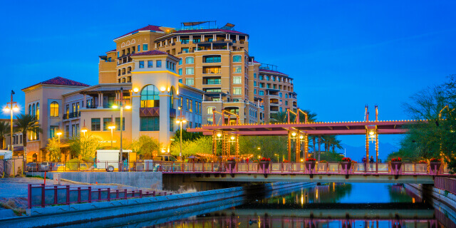 Scottsdale, Arizona bridge and building