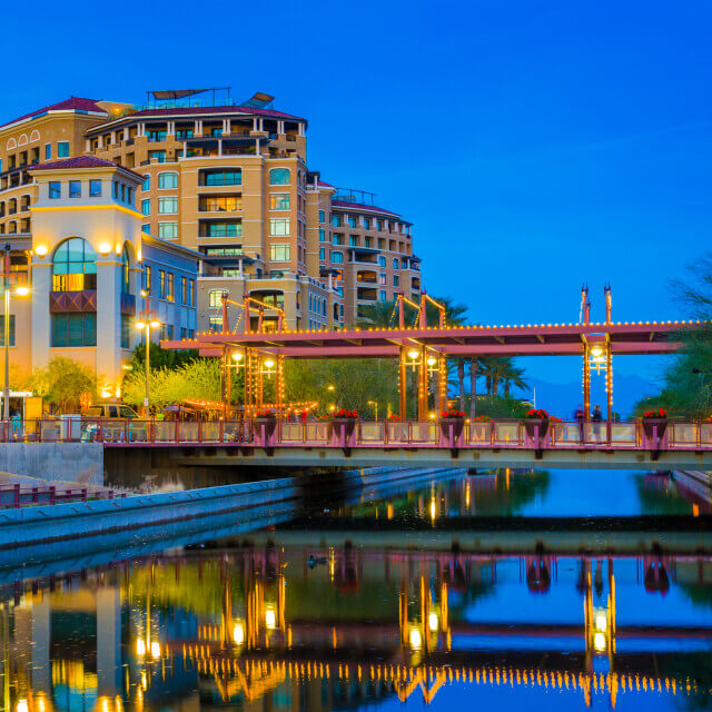 Scottsdale, Arizona bridge and building