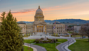 Idaho state capital building in Boise City