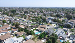 Aerial View of Lakewood, California