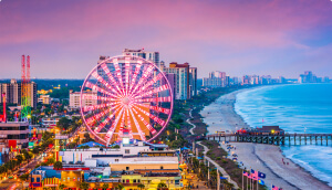 Myrtle Beach, South Carolina, USA city skyline