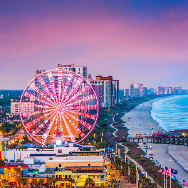 Myrtle Beach, South Carolina, USA city skyline