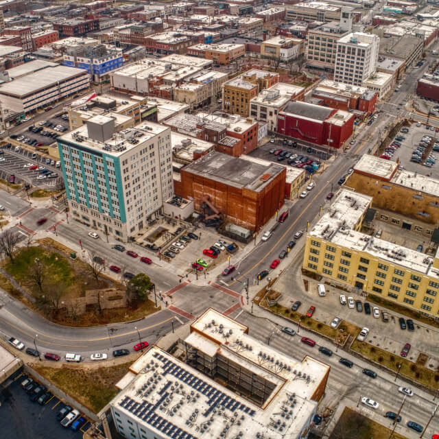 Aerial View of Springfield Missouri