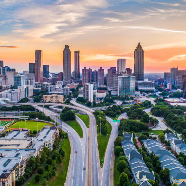 Atlanta downtown skyline