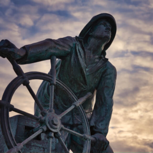 Fisherman’s Memorial in Gloucester, MA