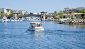 Pleasure boat in the Channel Islands