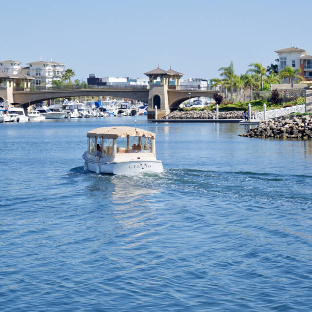 Pleasure boat in the Channel Islands