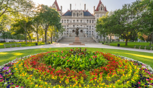 New York state capitol in Albany