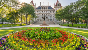 New York state capitol in Albany