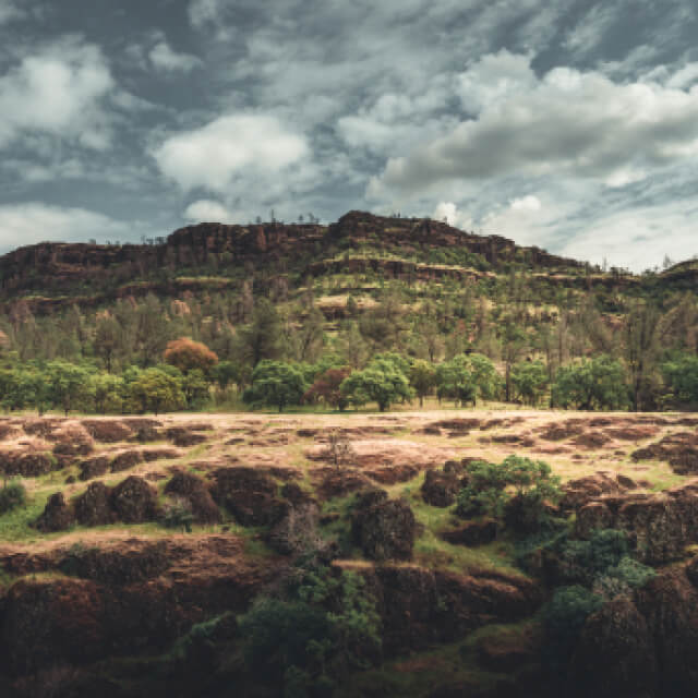 South rim of Upper Bidwell Park in Chico, CA