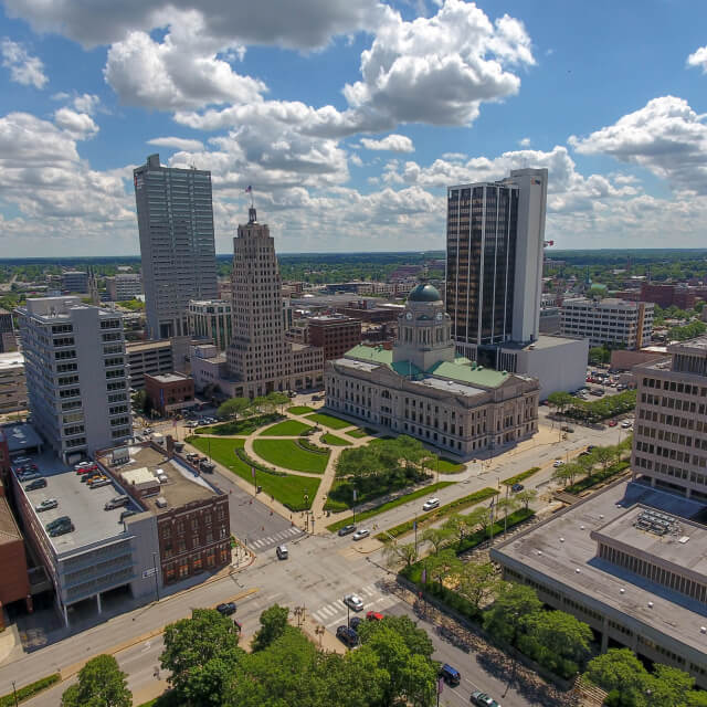 Downtown Fort Wayne, Indiana