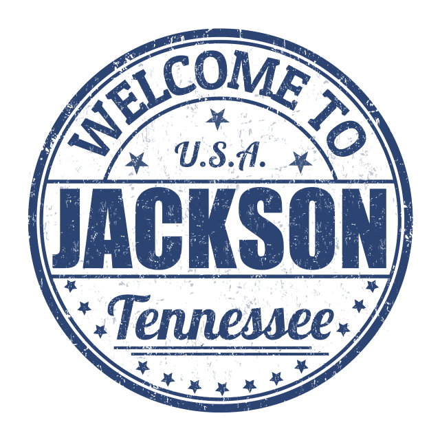 Welcome to Jackson, TN stamp