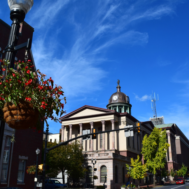 Lancaster County courthouse in Lancaster, PA