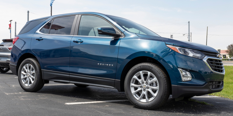 Chevrolet Equinox SUV in a lot