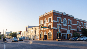 The old business district on Main Street in Dothan, AL.