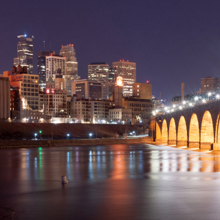 Saint Paul Minnesota Capital City Skyline Mississippi River Ramsey County