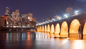 Saint Paul Minnesota Capital City Skyline Mississippi River Ramsey County