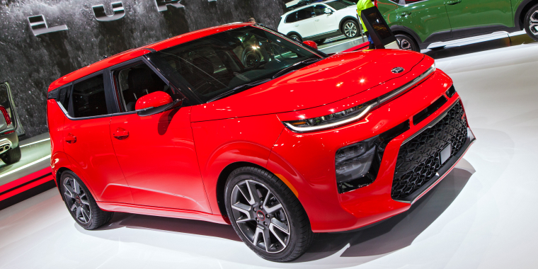 Red 2019 Kia Soul