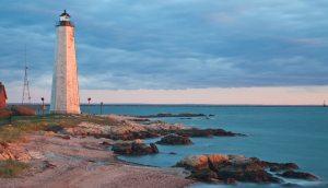 Five miles - New Haven Lighthouse.