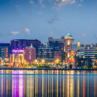 Tower at Dobbins Landing on Lake Erie – cheap car insurance in Pennsylvania