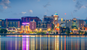 Tower at Dobbins Landing on Lake Erie – cheap car insurance in Pennsylvania