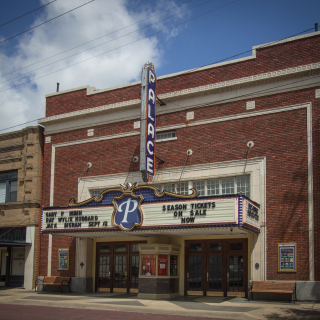 Palace Theater and downtown street parking: The City of Oaks cheap car insurance in Texas.