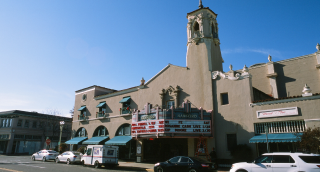 Afternoon at the historic Hanford Fox Theatre, cheap car insurance in California.