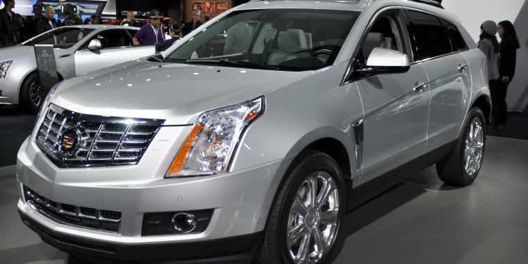 Cadillac SRX at the 2012 New York International Auto Show, cheap car insurance.