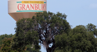 Granbury Water Tower Where Texas History Lives: Cheap, affordable car insurance in the Lone Star State.