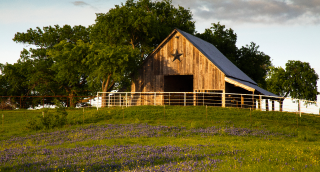 Lone Star barn,cheap car insurance in Texas.