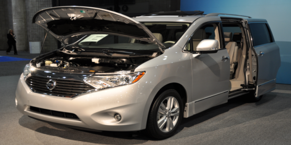 Nissan Quest at the 2012 New York International Auto Show.