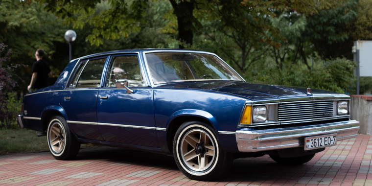 Blue Chevrolet Caprice